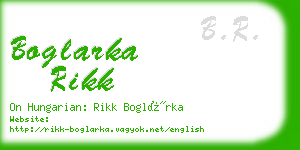 boglarka rikk business card